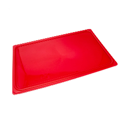 Cambro 1/1 Red Polypropylene GN Lid *Halal Light Branches Only*